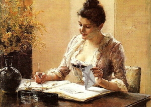 Tableau d'Albert Gustaf Aristides Edelfelt