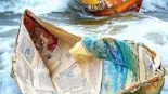 blog de poesie, bateaux en papier